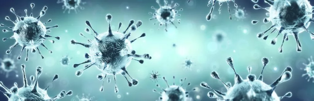 The Corona Virus - Microbiology And Virology Concept - 3d Rendering