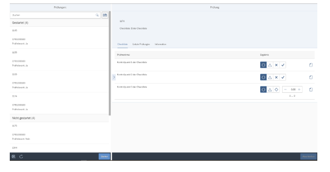 SAP PM/QM App: Checkliste