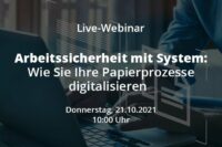 Live-Webinar: Arbeitssicherheit mit System