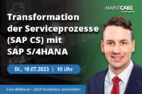 Webinar - Transformation der Serviceprozesse mit SAP S4HANA 20230718 Beitrag