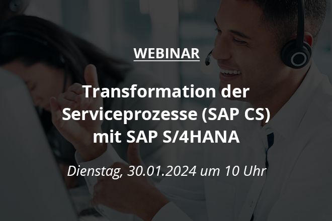 Webinar - Transformation der Serviceprozesse
