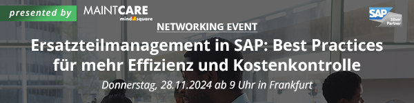 Networking-Event Ersatzteilmanagement 28.11.2024