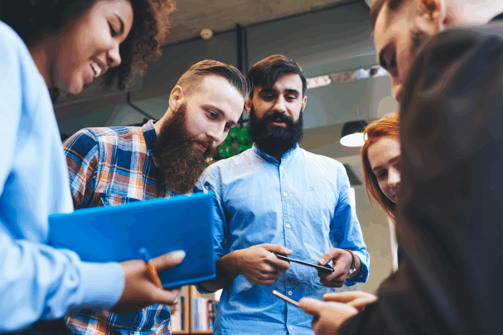 Menschen bei einem Workshop