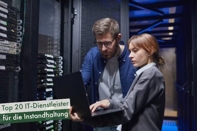 IT-Dienstleister für die Instandhaltung: Kontrolle im Serverraum