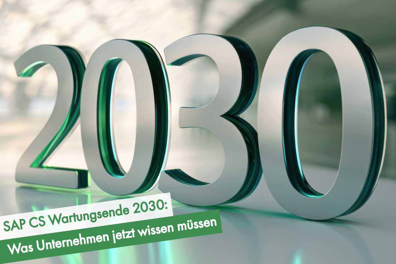 Eine große „2030“ steht im Mittelpunkt eines hellen Raumes.