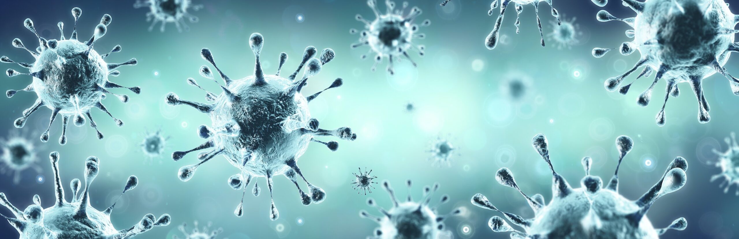 The Corona Virus - Microbiology And Virology Concept - 3d Rendering