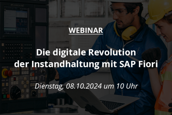 Webinar Digitale Revolution Instandhaltung